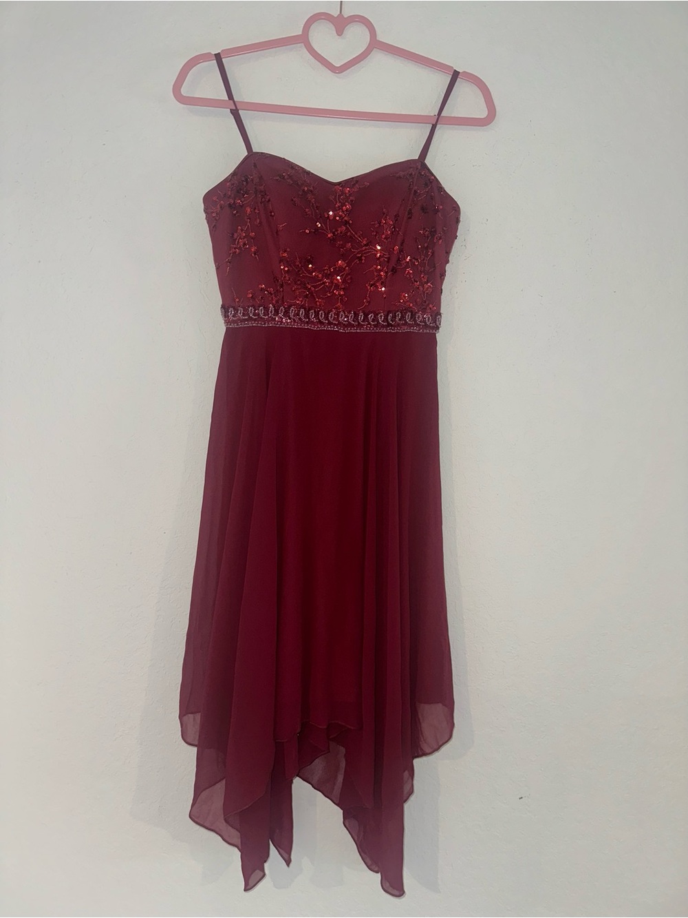 NEW Ever Pretty Small Red Beaded Floral Sequins Formal Mini Holiday Winter Dress